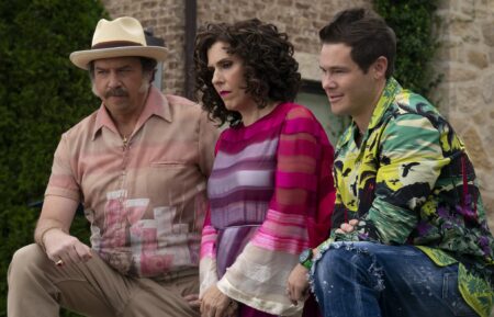 Danny McBride, Edi Patterson, and Adam DeVine in 'The Righteous Gemstones' Season 4
